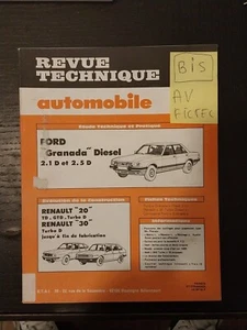 Revue technique FORD GRANADA 2.1 d 2.5 d berline break DIESEL depuis 1977  RTA - Imagen 1 de 14