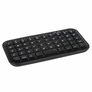 Bluetooth Wireless Keyboard Mini Slim Rechargeable Keypad for Smart Phone Tablet - Picture 1 of 9