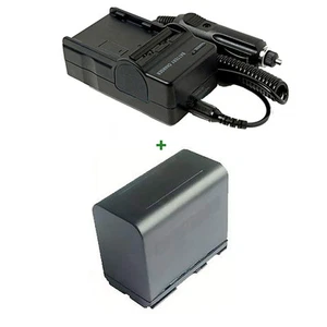 Battery + Charger For Canon XL1 XL1S XL2 XM1 XM2 GL1 GL2 BP-945 XH A1 XHA1 HDV - Picture 1 of 4