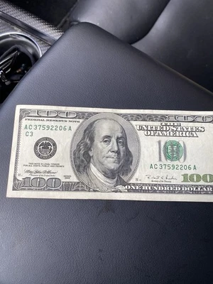 1996 $100 Federal Reserve Note-ALMOST UNCIRCULATED CONDITION - Image 1 of 4