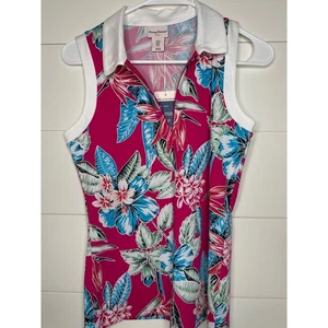 Tommy Bahama Live The Active Life Women's Golf Shirt SM NWT Active Wick 1/4 Zip - Picture 1 of 3
