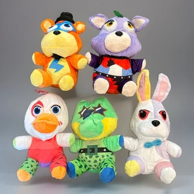 Funko Peluche Five Nights at Freddy’s FNAF Lote de 5 Peluche 7.5” Violación de Seguridad Foto 1 de 4