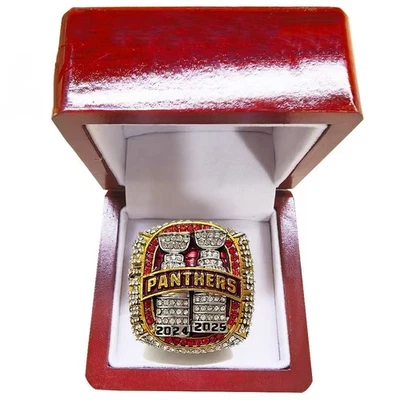Anillo NHL 2025 NUEVO Florida Panthers/#16 BARKOV/#19 TKACHUK/ #63 MARCHUAND Talla 11 Foto 1 de 4