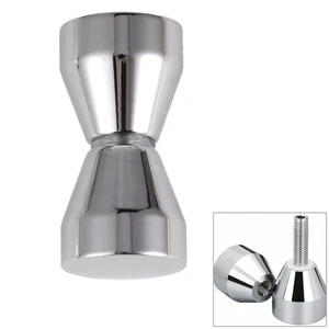 Sleek Silver Bathroom Shower Handle with Aluminum Alloy BacktoBack Design - Picture 1 of 8