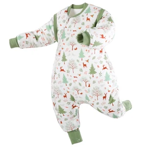 Looxii Baby Schlafsack Winter mit Füßen Baumwolle Winterschlafsack 3.0 Tog Warm  - Bild 1 von 7