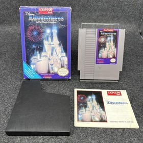 Disney Adventures in the Magic Kingdom (NES) - CIB Great Condition