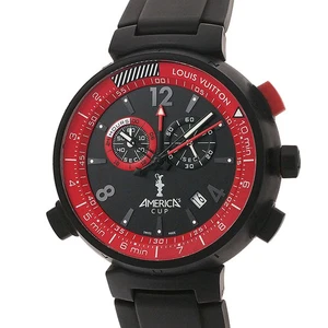 LOUIS VUITTON WATCH TAMBOUR AMERICA'S CUP CHRONOGRAPH LIMITED TO 1,851 Q101A F/S - Picture 1 of 7
