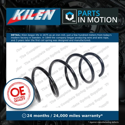 2x Coil Springs (Pair Set) fits VAUXHALL CORSAVAN E 1.2 Front 2014 on B12XEL - Image 1 of 4