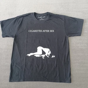 Cigarettes After Sex Tour Shirt Herren XL Schwarz Kurzarm Freizeit Stretch Musik - Bild 1 von 9