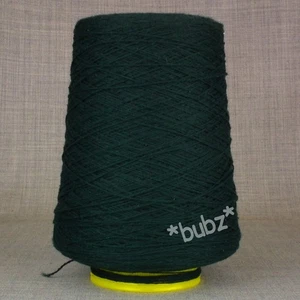 BRITISH SOFT PURE LAMBSWOOL 2 3 PLY 320g CONE KNITTING WOOL YARN ZHS TARTAN GREE - Picture 1 of 1