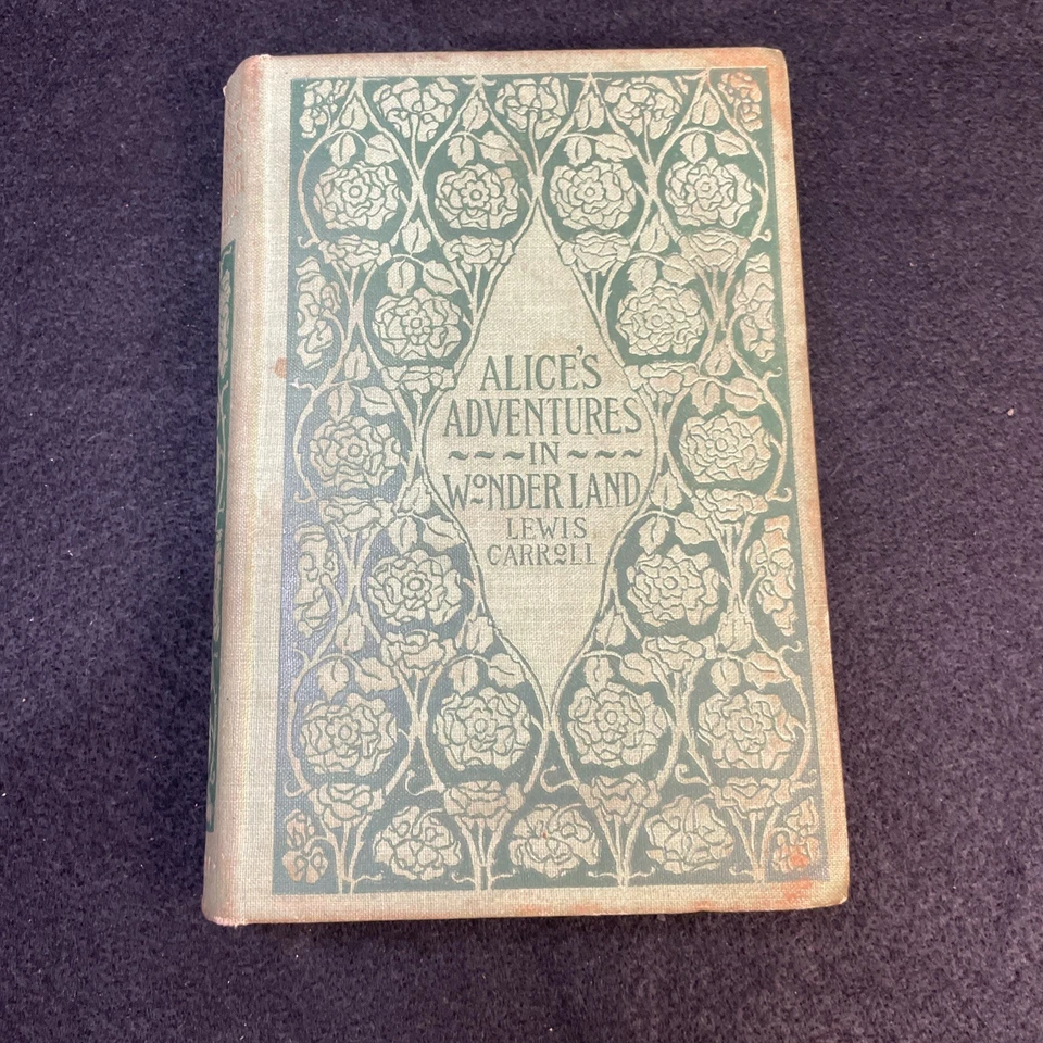 1893 Alices Adventures in Wonderland Lewis Carroll T.Y. Libro antiguo Crowell Foto 1 de 4