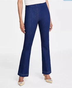 I.N.C. International Concepts Damen High Rise Pull-On Schlagjeans, (Größe 8) - Bild 1 von 5