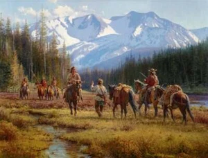 Martin Grelle - Cautious Encounter - A/P Canvas Giclee - 24 X 32 - MINT - Picture 1 of 1