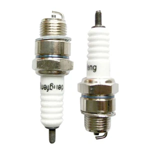 2x Spark Plug For Motorized Bicycle Bike 50cc 60cc 66cc 80cc 2 Stroke Engine - Imagen 1 de 4
