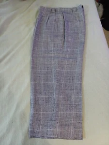 Pantaloni eleganti vintage JH da collezione pied de poule taglia 10 made in USA - Foto 1 di 8