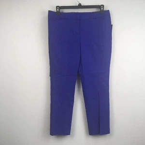 Pantalones de vestir Worthington para mujer 12L hasta el tobillo NUEVO azul calce ajustado pierna ajustada - Imagen 1 de 11