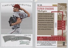 2014 Panini Classics Timeless Tributes Silver /149 Stephen Strasburg #125