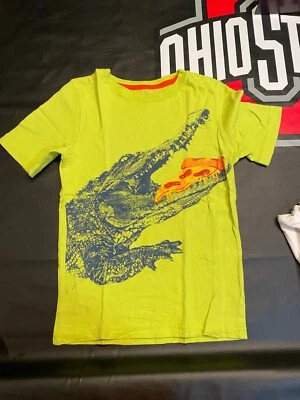 Boys Jumping Beans Gators Short Sleeve Shirt Size 5/6 Greenish Yellow - Image 1 of 4