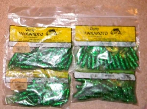 4 packs - YAMAMOTO 4" Single Tail Grubs 20 per pk - New - Set 3 - Picture 1 of 1