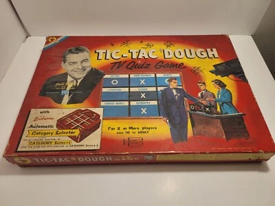 1957 TIC-TAC-DOUGH Board Game Transogram Vintage TV Quize Game - Image 1 of 4