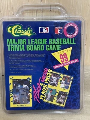 1990 CLASSIC MAJOR LEAGUE BASEBALL TRIVIA BOARD GAME SEALED Ken Griffey Jr - NOS - Image 1 of 3