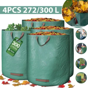 4X Gartensack Säcke Laubsack Gartenabfallbehälter 272/300Liter Gartentasche XXL - Bild 1 von 26