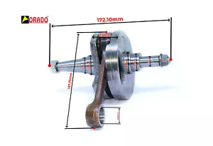 Vespa for LML PX Crankshaft Assembly 150cc 5 Port Engine PX P Star Stella - Foto 1 di 8