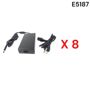 Dell Laptop Adapter 19.5v 9.23A 180W round tip W/Power cables Lot of (8) E5187 - Foto 1 di 4