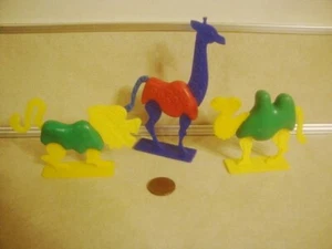 Vintage Post Cereal Premium anni 60 ZILLYZOO ANIMALIS cammello giraffa leone crispy critters - Foto 1 di 6