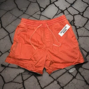 BDG Shorts Mens Urban Outfitters Easy Cord Cargo Washed Orange 4 Pocket Sz M NWT - Picture 1 of 13