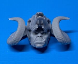 Mythic Legions Compatible ML 1:12 Orc Ram Helmet Custom 3D Print