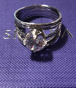Silpada R6850 .925 Sterling Silver CZ That Little Sparkle Ring Size 9 New - Picture 1 of 7