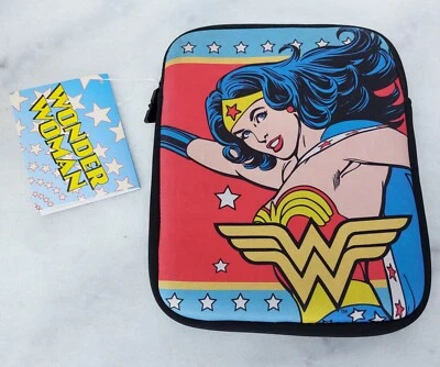 Official Wonder Women Neoprene Zipped 8" iPad Tablet Cover Warner Bros. - Image 1 of 4