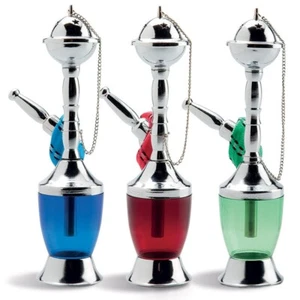1 Narghilè Mini Shisha Colorati in Metallo e Vetro narghile - Foto 1 di 1