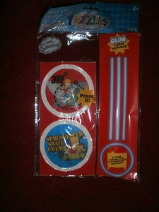 YAZZLES STICK EM PRESS EM BLINK EM THE SIMPSONS SPRINGFIELD SKATE CREW - Imagen 1 de 2