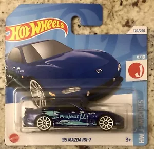 Hot Wheels ‘95 MAZDA RX-7 BLU 2024 1:64 - Foto 1 di 2