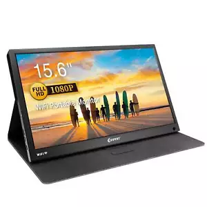 Portable Monitor 15.6" FHD 1080P Laptop Monitor USB-C Mini HDMI Computer Screen - Picture 1 of 7