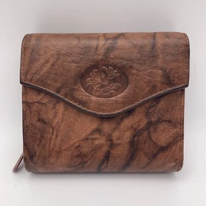 Buxton Women's Brown Leather Attache Clutch Cardex Wallet and Coin Purse - Picture 1 of 14
