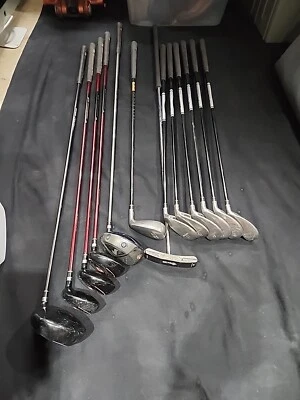 Maltby Glider•X PF851+ Graphite Shaft Irons Drivers Putter Sand Slider 13 Clubs - Image 1 of 4