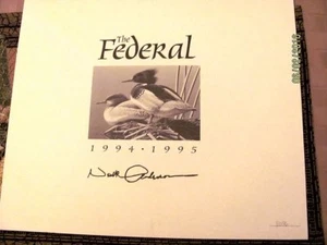 #RW61  1994   Federal Duck Stamp Print   w/Folio & Stamp     #RW61CL0DSS - Picture 1 of 2