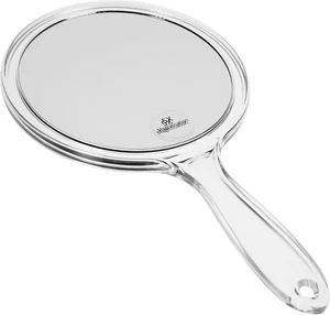 - Specchio a Mano Con Manico, Ingrandimento Normale E 5X, Diametro 15 Cm, Lunghe - Foto 1 di 3