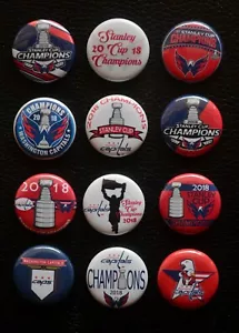 Washington Capital 2018 NHL Champs - 1 1/2" Magnet Set (Set of 12) - Picture 1 of 2