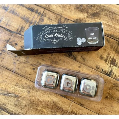 Cubos de gelo de aço inoxidável - Cubos legais - G! - Imagem 1 de 4