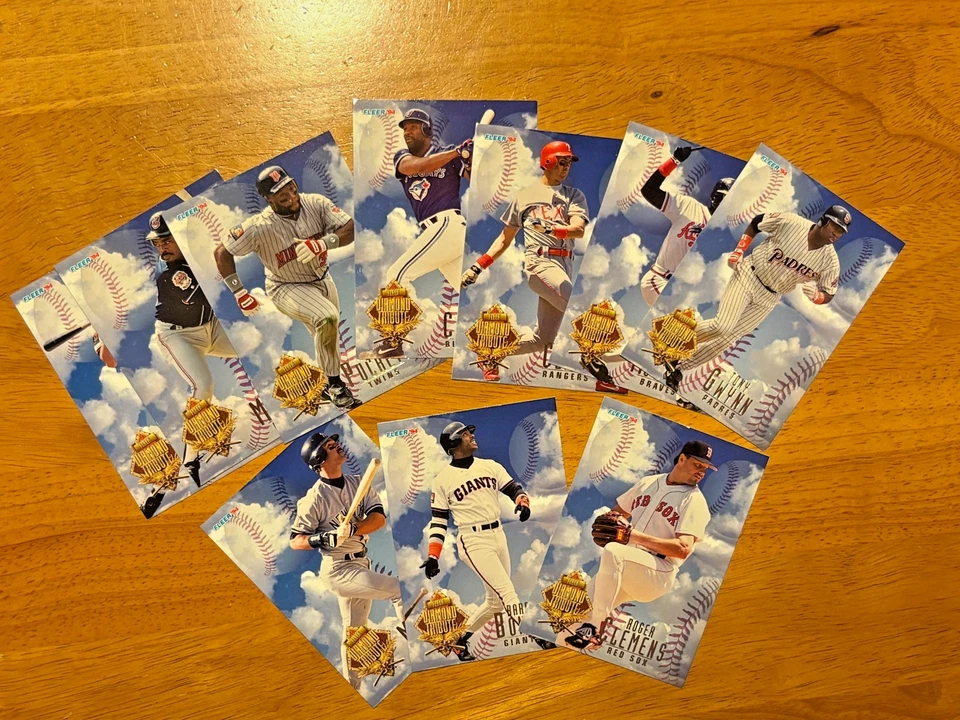 Juego completo de 10 cartas Fleer Diamond Tribute 1994 Foto 1 de 1