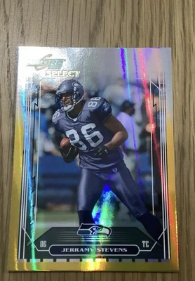 2006 Score Select - Jerramy Stevens  #243 Gold Zone #243/50 GO Seahawks ￼ - Image 1 of 2