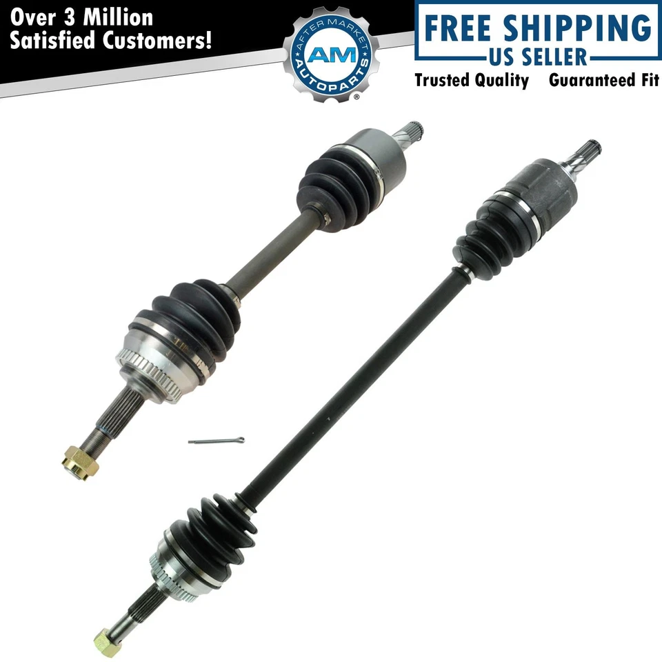 Front CV Axle Shaft Assembly LH RH Pair Set of 2 for Nissan 200SX NX Sentra New - Image 1 of 4