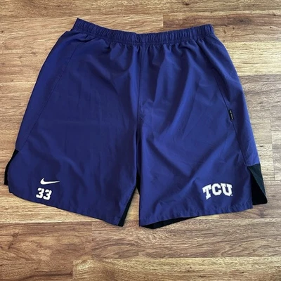 Nike TCU Basketball Men’s XL  Team Issued Shorts - Image 1 of 4