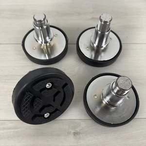 4PC Car Lift Rubber tray Heightening Feet Plus High Leg Pads Shaft Diameter 35mm - Foto 1 di 9
