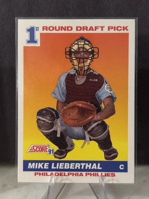 1991 Score - Mike Lieberthal #683 (RC) - Image 1 of 2