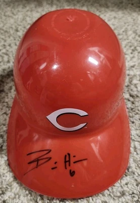 Billy Hamilton Signed Autographed Cincinnati Reds Souvenir Batting Helmet REDS - Image 1 of 4